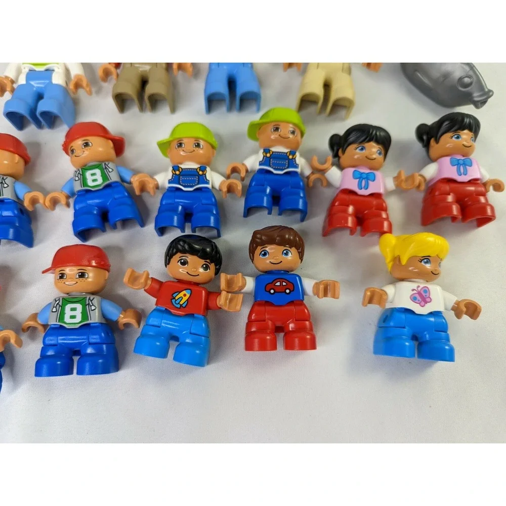 Lego Duplo Boy Girls Men Grandpa‎ People Fish Lot
